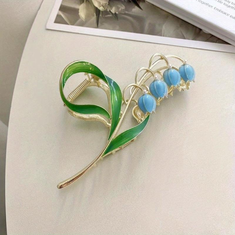 Lily Metal Hair Claw Clip Strong Hold Grip Hair Jaw Clip