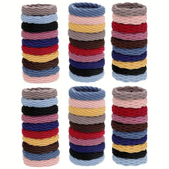 Seamless Hair Tie Style Hair Rope For Thick Curly Hair Elastic Hair Ring