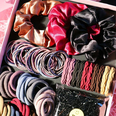Hair Accessories Set Rubber Band Hair Tie Scrunchie Set