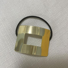 Metal Buckle Hair Tie High Elasticity Hair Rope Ponytail Hair Ring