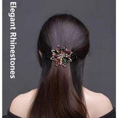 Vintage Rhinestone Hairpin Hair Clips for Women