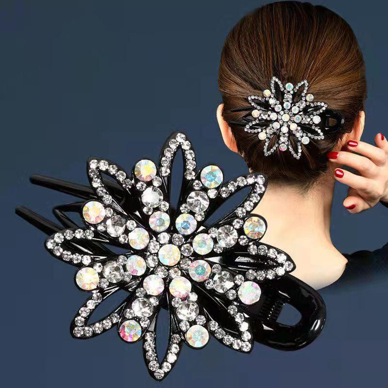 Vintage Rhinestone Hairpin Hair Clips for Women