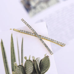 Crystal Rhinestone Bobby Pins Fancy Hair Clips Bling Barrettes