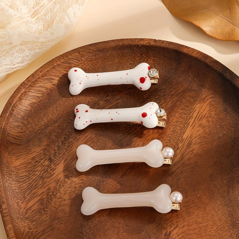 Halloween Dog Bone Hair Clips for Women Girls