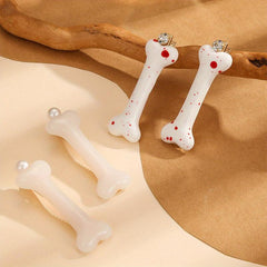 Halloween Dog Bone Hair Clips for Women Girls