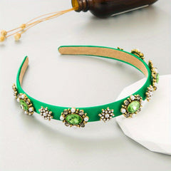 Baroque Rhinestone Headband Glitter Hair Band Vintage Hair Accessories