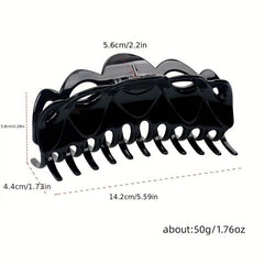 Glossy Large Hair Claw Clip for Women Girls Curly Hair