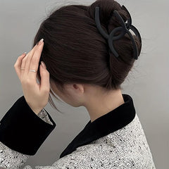 4pcs Solid Hair Claw Clip Nonslip Ponytail Holder Women Girls Hair Accessory