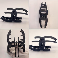 4pcs Solid Hair Claw Clip Nonslip Ponytail Holder Women Girls Hair Accessory