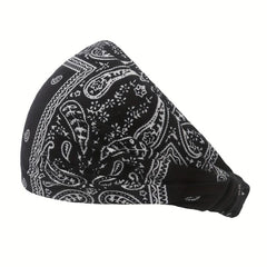 Paisley Headband Stretchy Boho Style Hair Band Headdress