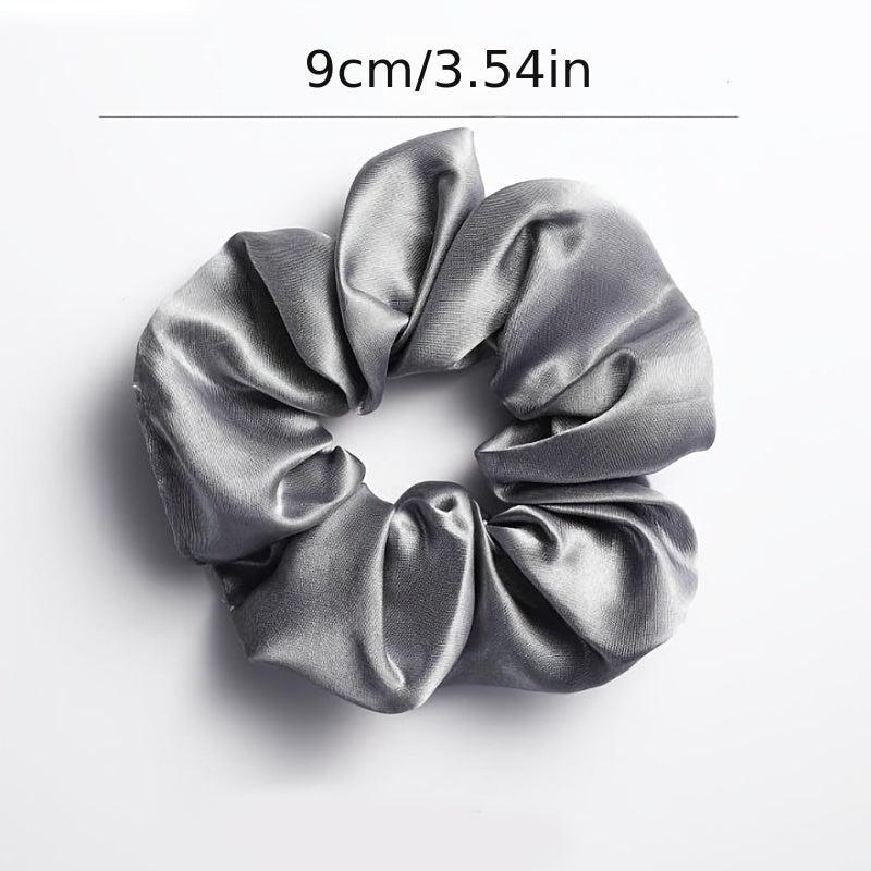 Satin Hair Scrunchies Soft Silk Scrunchie for Women Girls