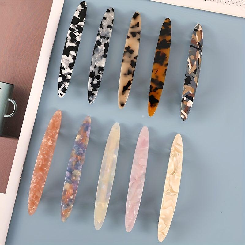 Minimalist Acrylic French Barrette Hair Clip