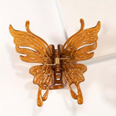 Acrylic Butterfly Hair Claw Shark Claw Ponytail Holder