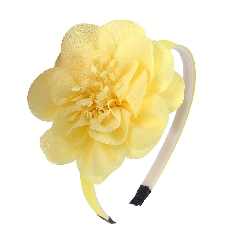 10pcs Chiffon Flower Headband Hair Accessories for Women Girls Kids