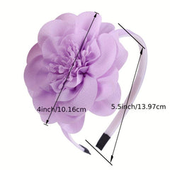 10pcs Chiffon Flower Headband Hair Accessories for Women Girls Kids