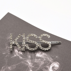 Rhinestone Letters Hair Clip Head Jewelry for Women