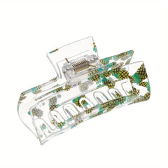 Fruit Printed Hair Claw Ponytail Holder Hair Clip