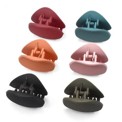 6 Pcs Non Slip Hair Claw Clips Plastic Hair Crab Clamps Grips Hair Jaw Clips