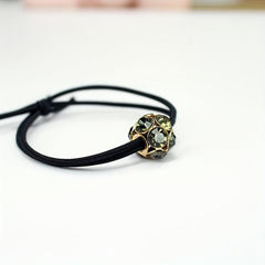 Rhinestone Bead Hair Rope Tie Elastic Hair Accessories