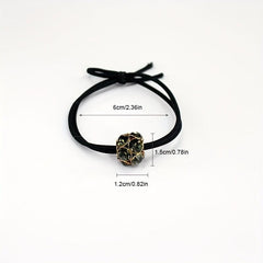 Rhinestone Bead Hair Rope Tie Elastic Hair Accessories