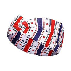 Independence Star Element Headband Vintage Twist Knot Headband