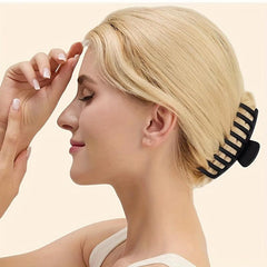 Matte Style Hair Claw Shark Claw Solid Back Head Hair Clip Accessories