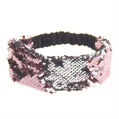 Mermaid Sequin Hair Band Hiphop Style Accessory
