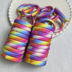 20Pcs Floral Soft Hair Ring High Elasticity Hair Tie For Women Girls