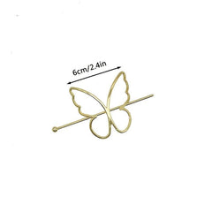 Butterfly Golden Hair Clip Women's Sweet Hair Accessories