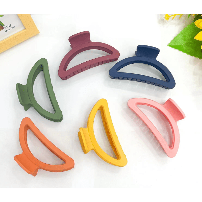 Matte Hair Claw Sweet Shark Claw Ponytail Holder Hair Accessories