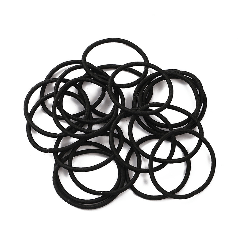100 Elastic Hair Ties No Crease Hair Rope Hair Accessory