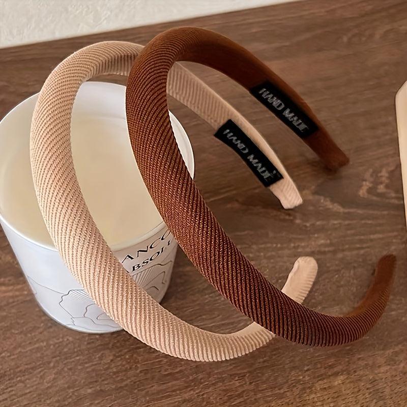 3pcs Fabric Head Hoop Headdress Hair Accessories For Women Girls