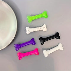 3pcs Bone Shape Hair Clip Sweet Hair Accessories Hair Ornament Side Clip