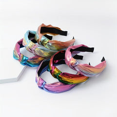 Colorful Hair Hoop Ladies Wide Brim Hair Accessories