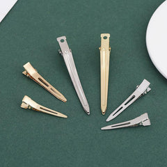 5pcs Women's Hair Clip Metal Duck Billed Bangs Side Clips
