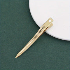 5pcs Women's Hair Clip Metal Duck Billed Bangs Side Clips