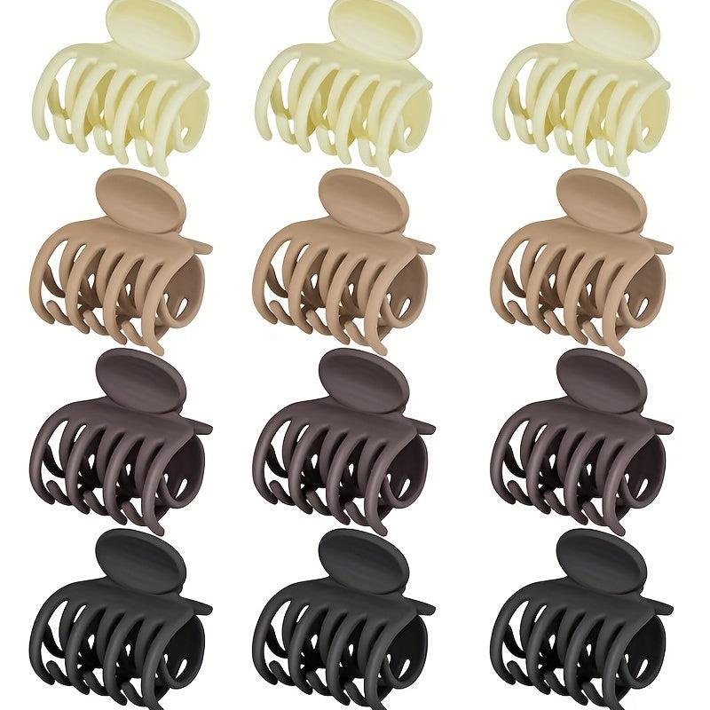 8pcs Small Style Hair Claw Clip For Women Girls Hair Bang Braids