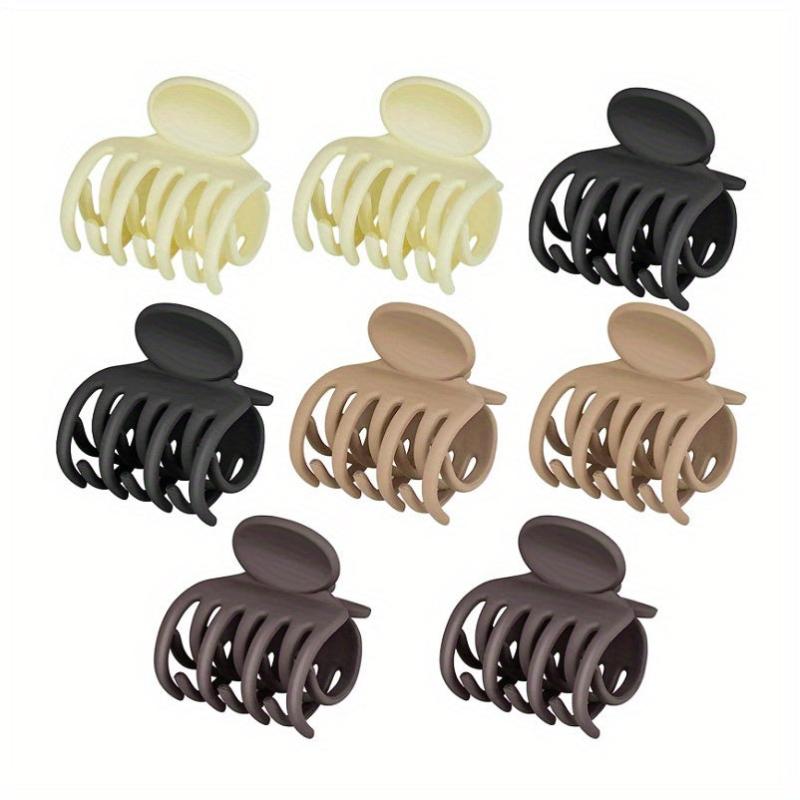 8pcs Small Style Hair Claw Clip For Women Girls Hair Bang Braids