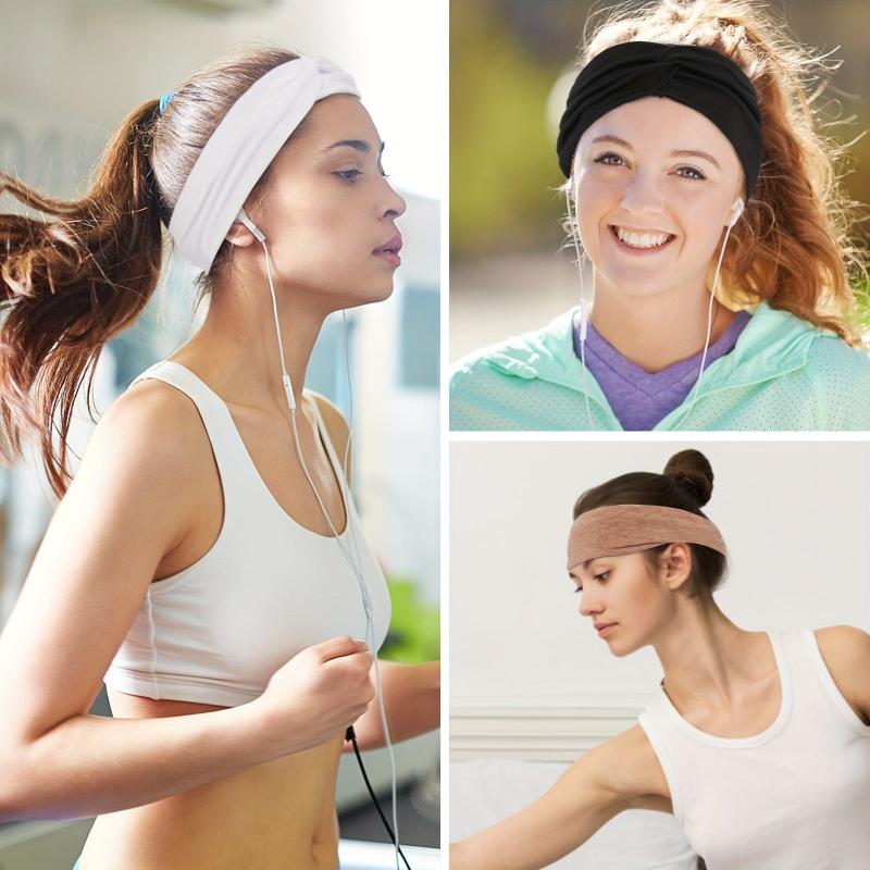 Criss Cross Headband Elastic Stretchy Head Hoop Sports Sweatband