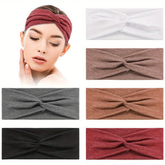 Criss Cross Headband Elastic Stretchy Head Hoop Sports Sweatband