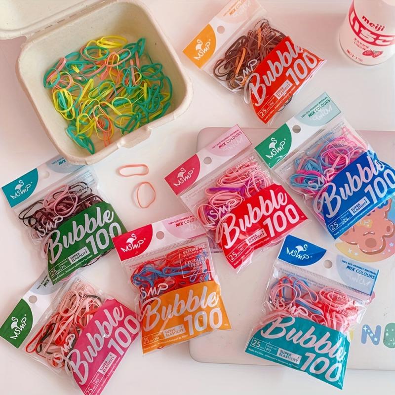 Colorful Kids Hair Tie Elastic Hair Rope Ponytail Hair Accessories