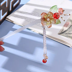Beaded Hairpin with Tassel, Women's Hair Accessories