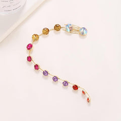 Boho Tassel Rhinestone Headdress Hair Chain Headband