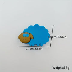 Sheep Shape Hair Claw Cartoon Acrylic Lamb Non slip Shark Claw Hair Accessories