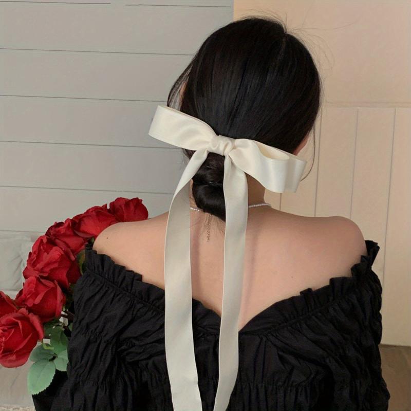 Ribbon Bow Hair Clip For Women Girls Hair Accessories