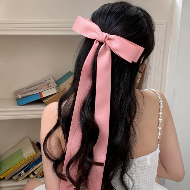 Ribbon Bow Hair Clip For Women Girls Hair Accessories