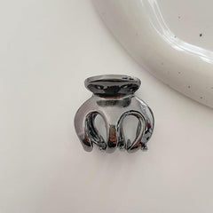 Metal Pumpkin Hair Claw Women Ponytail Clip Hair Accessories