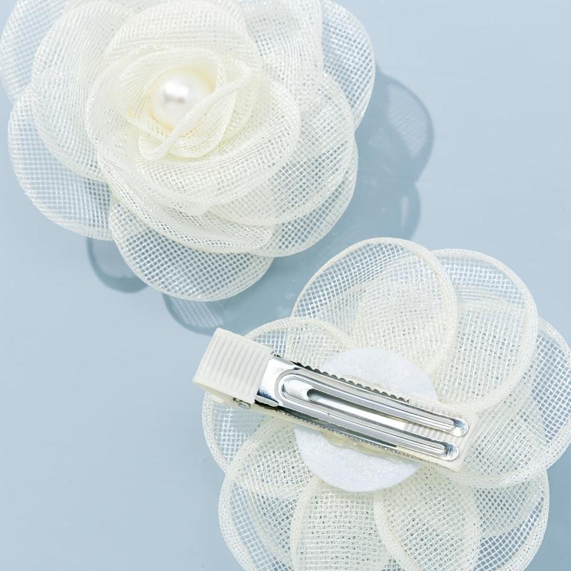 2pcs Rose Flower Hair Clip Vintage Wedding Hair Accessories