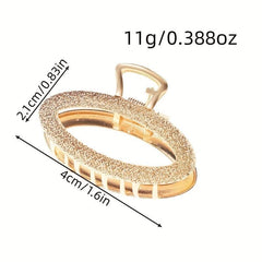 Alloy Hair Claw Female Metal Texture Bangs Clip Shark Claw Hair Accessories
