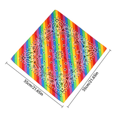 Rainbow Headscarf Pride Month Colorful Headband LGBT